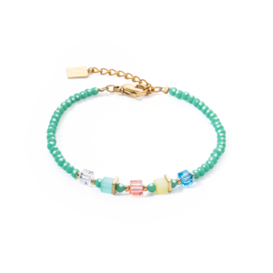 Coeur de Lion Joyful colors 4357/30-1505 vert bracelet couleur bleu bijoux femme tendance